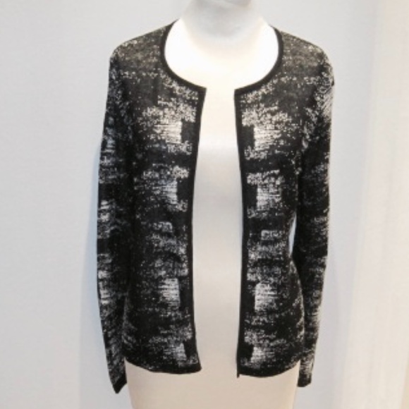 Eileen Fisher Open Front Knit Cardigan - Picture 2 of 8